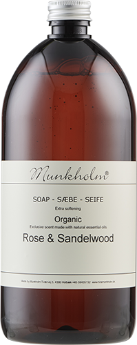 Liquid Soap, Rose & Sandelwood,1 liter (1000 ml)