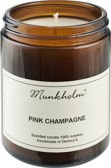 Soy Wax Candle, Pink Champagne 180ml.