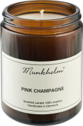 Soy Wax Candle, Pink Champagne 180ml.